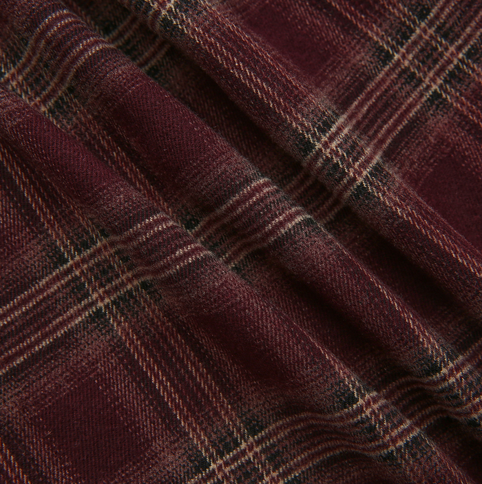 Contrast Collar Plaid Jumper
