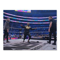 Cope and Cage Circle Stokely Hathaway - AEW Revolution 2026 - Memorable Moments Art Print By Lee South