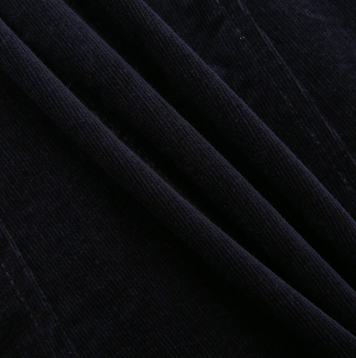 Corduroy Panel Midi Skirt