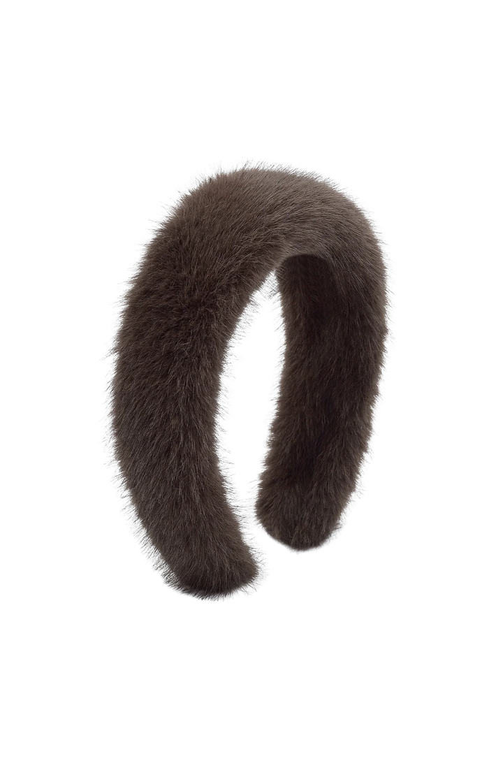 Cosy Halo Hairband Mocha