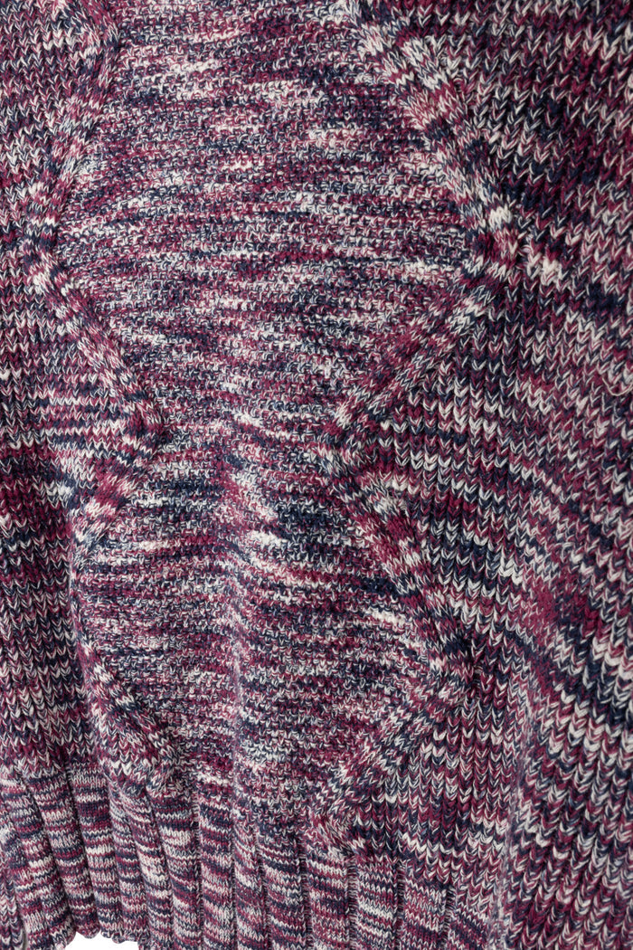 Crew Neck Textured Chunky Knit Sweater - Junees