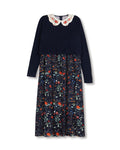 Crochet Collar Pullover And Slip Dress - Junees