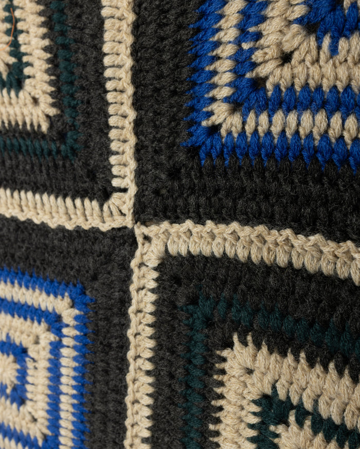 Crocheted Knit Crop Vest - Junees