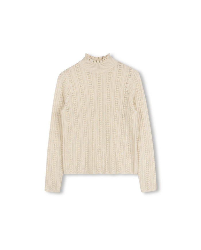 Dainty Detailed Turtleneck - Junees