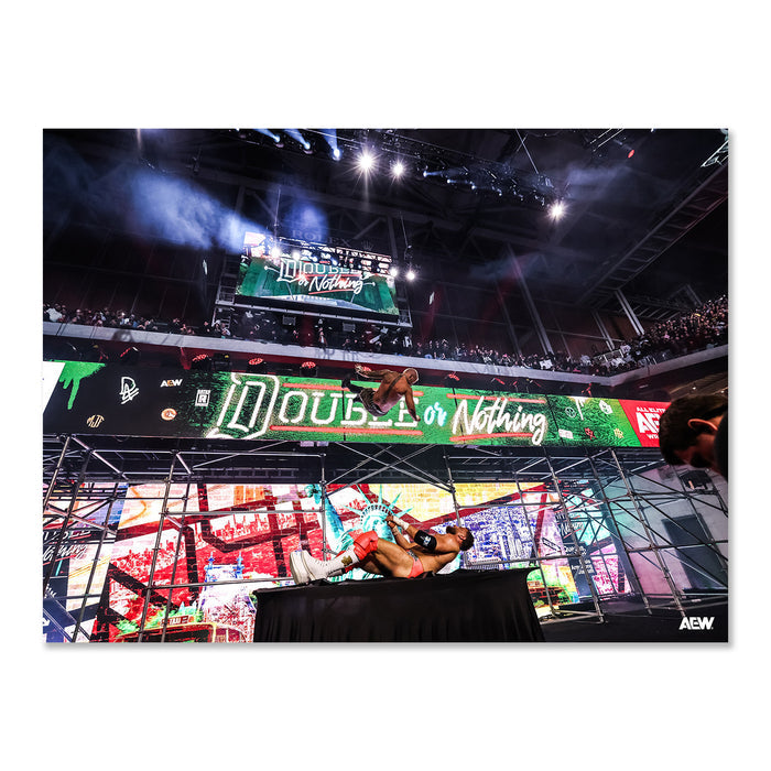 Darby Allin Pays Tribute to Mick Foley - AEW Double or Nothing 2026 - Memorable Moments Art Print By Ryan Loco