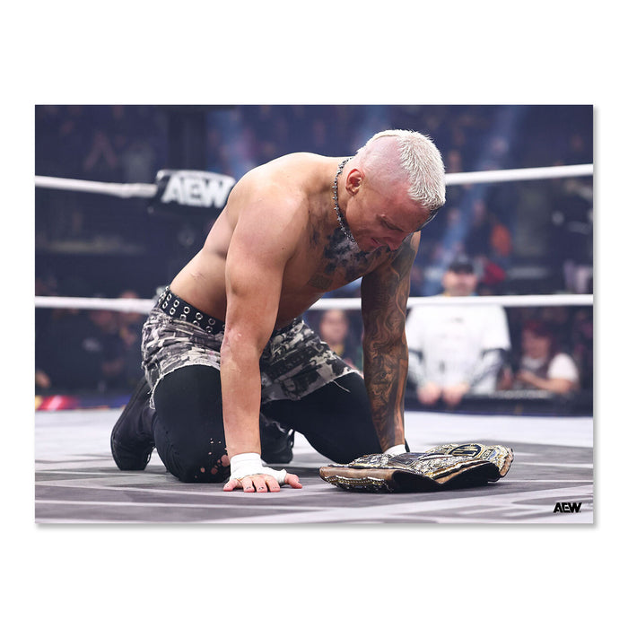 Darby Allin Wins the AEW World Title! - AEW Spring BreakThru 2026 - Memorable Moments Art Print By Ricky Havlik