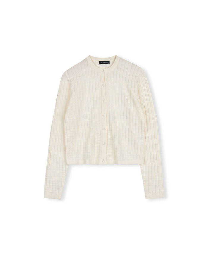 Delray Textured Knit Cardgian - Junees