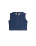 Denim Crew Neck Vest - Junees