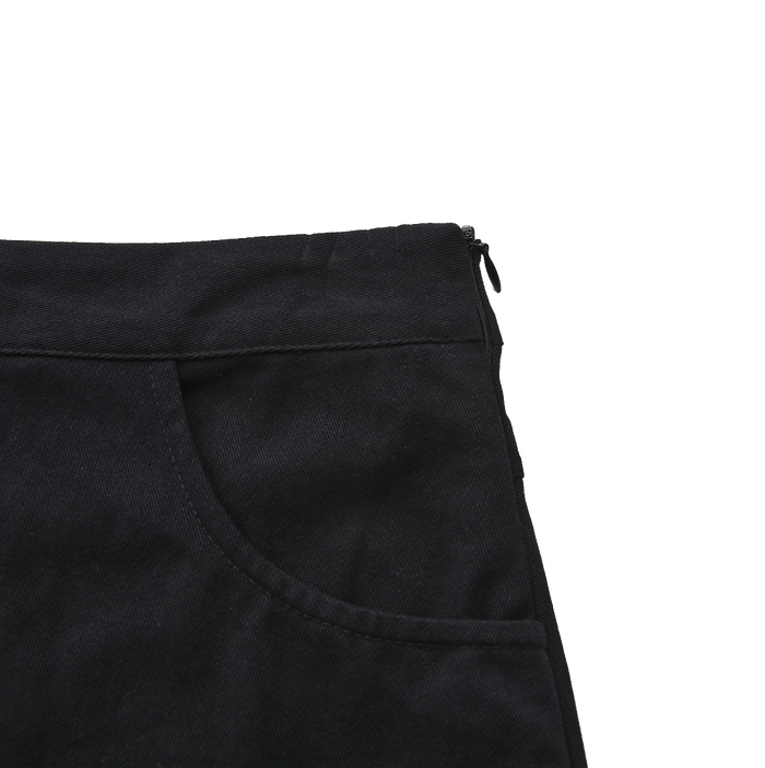 Denim Side Zip Maxi Skirt - Junees