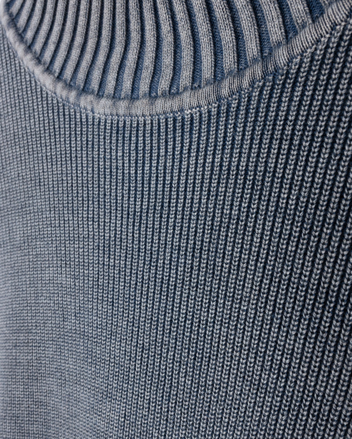 Denim Wash Knit Top - Junees