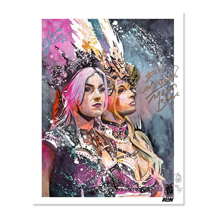 Divine Dominion - Dual Autographed Limited Edition 11" x 14" Rob Schamberger Art Print