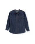 Drake Denim Bow Blouse - Junees