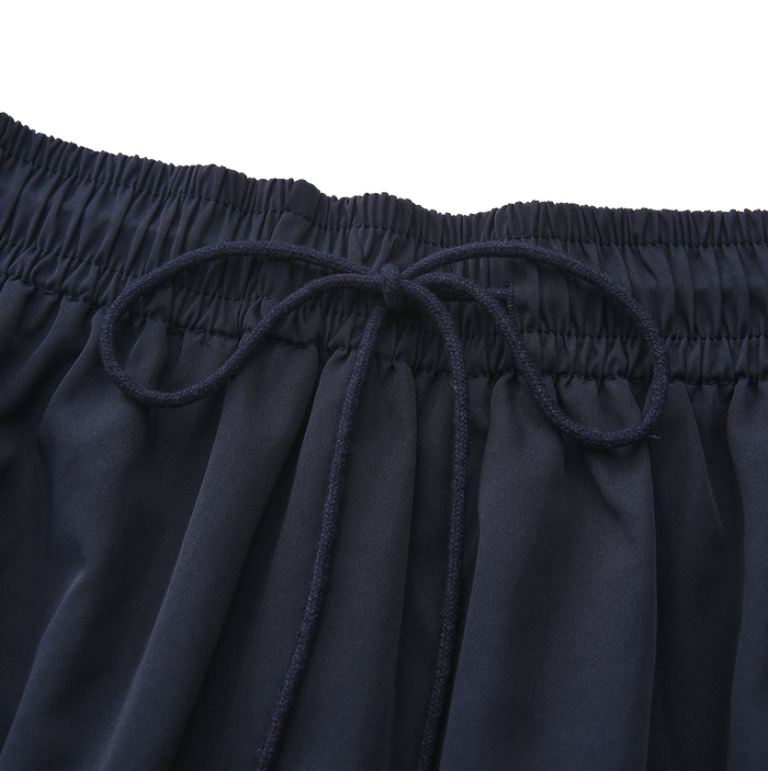 Drawstring bow skirt
