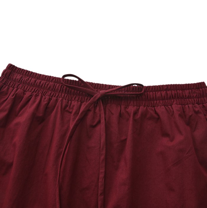 Drawstring Perkert Pull- On Skirt