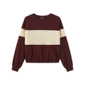 Elastic Hem Sweatshirt
