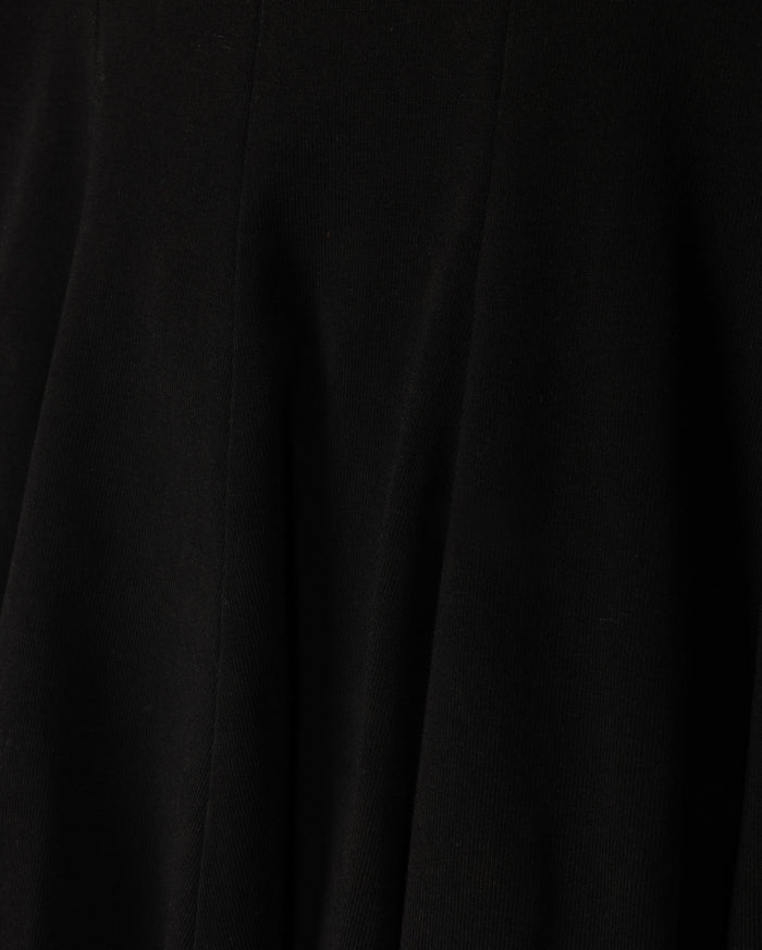Elastic Waist Panel Knee Skirt - Junees