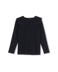 Embroidered Collar T-shirt - Junees