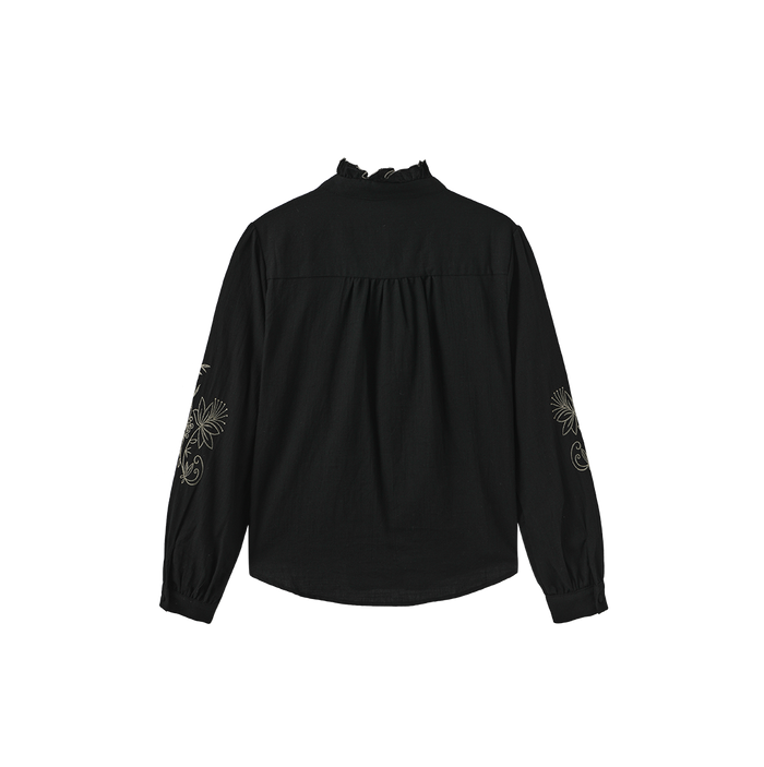 Embroidered Scallop top