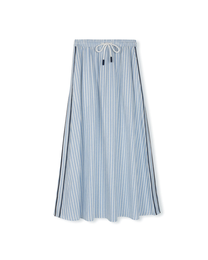 Emi Textured Striped Skirt - Junees