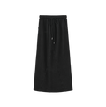 Fade Denim Drawstring Skirt