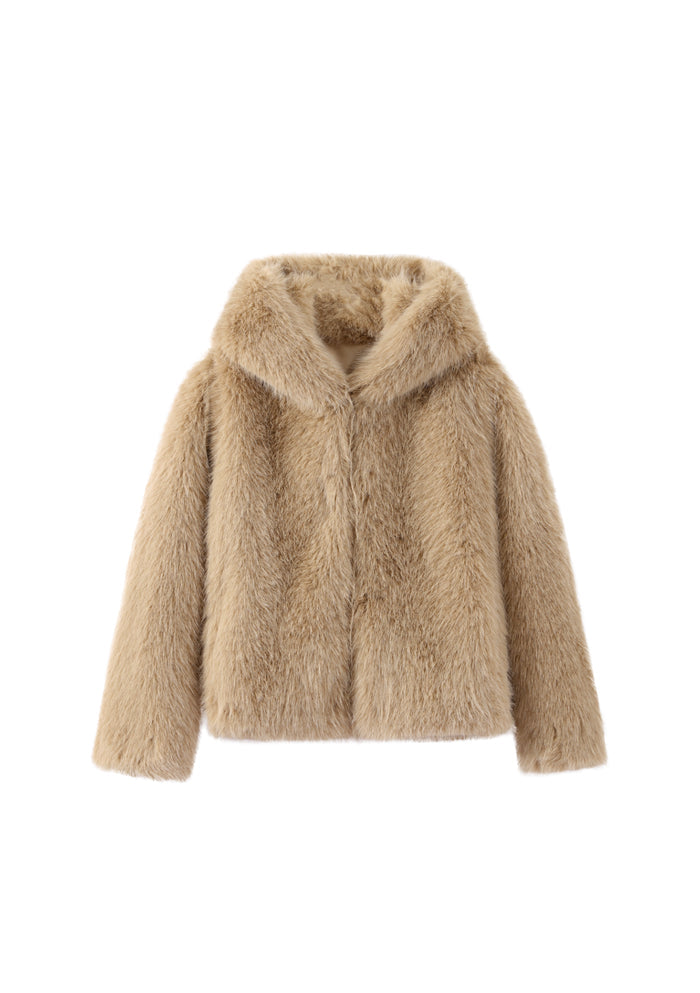 Faye Faux Fur Maple Jacket