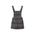 Fink Plaid Overalls
