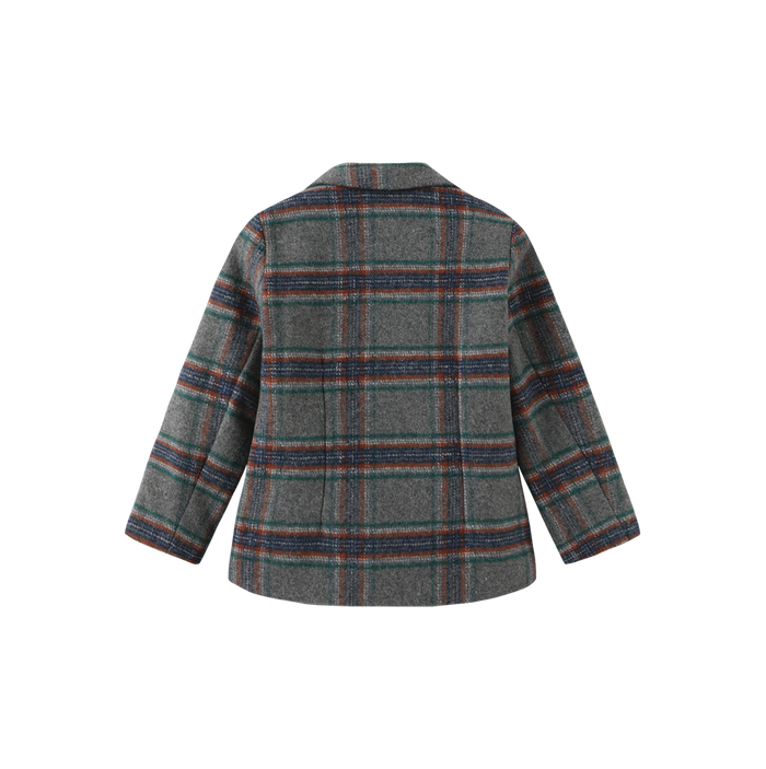 Fink Plaid Wool Blazer