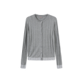 Flat Ribbed Cuff Cardigan