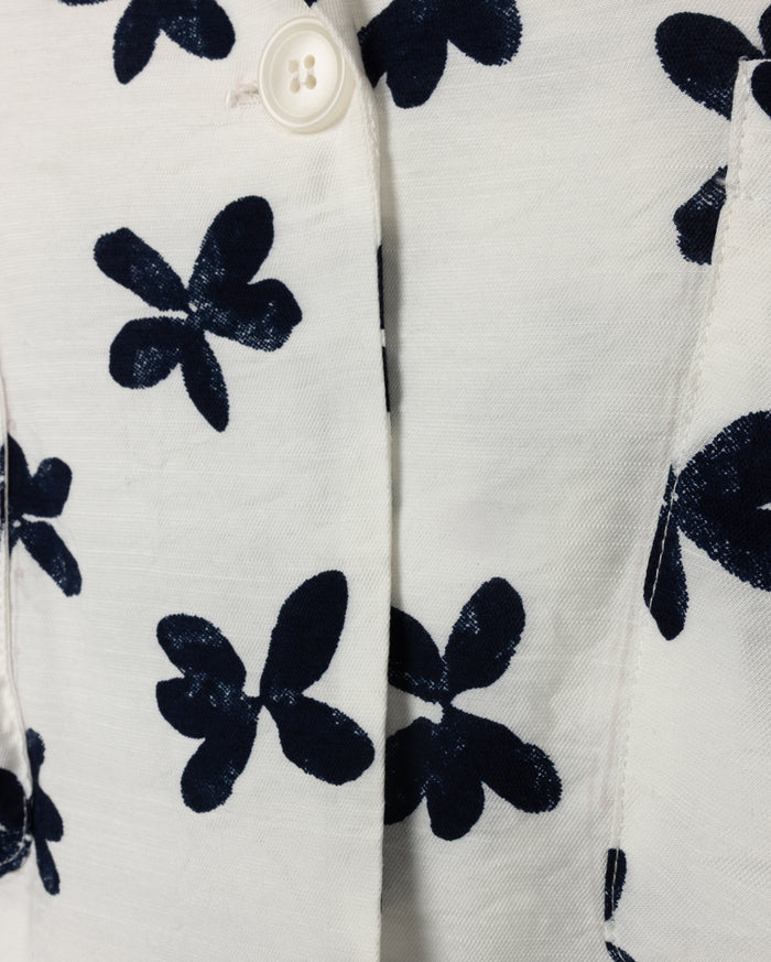Floral Linen Blazer - Junees