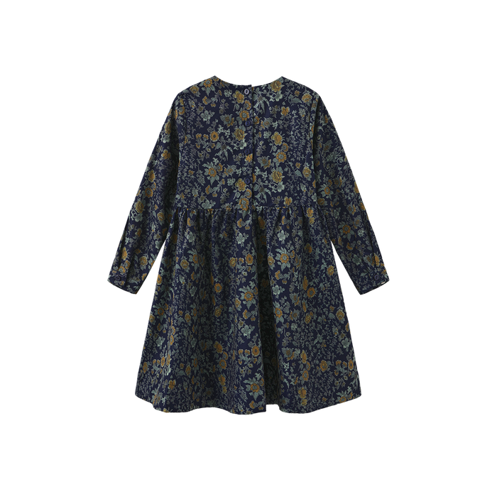 Floral Poplin Smocked Dress