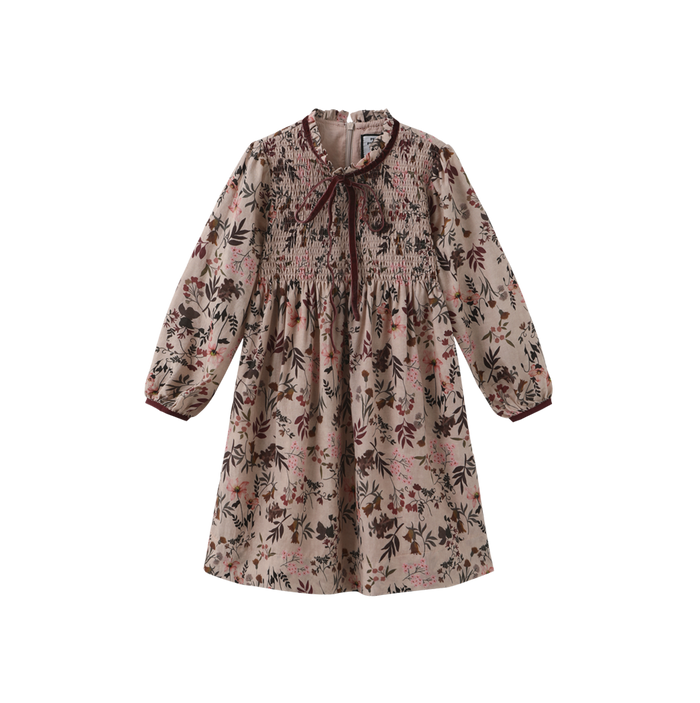 Floral Smocked Detail Dress