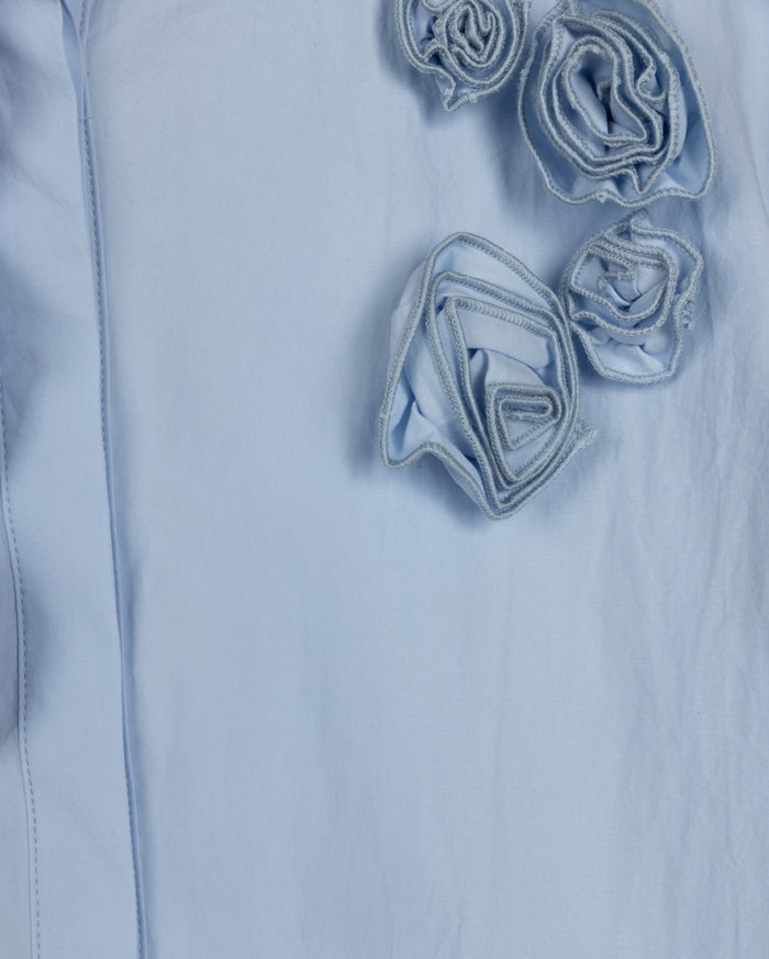 Flower Embellished Blouse - Junees