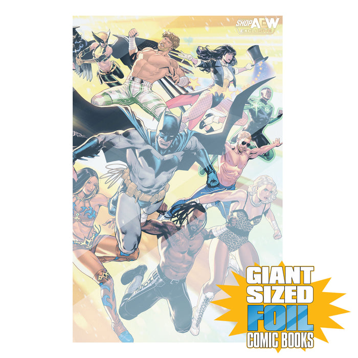 Foil Cover - DC x AEW Series 1&2 LIMITED Giant-Sized Double Issue Comic Book