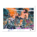 Forbidden Door 2023 - Kenny Omega vs Will Ospreay - Autographed Limited Edition 11" x 14" Rob Schamberger Art Print
