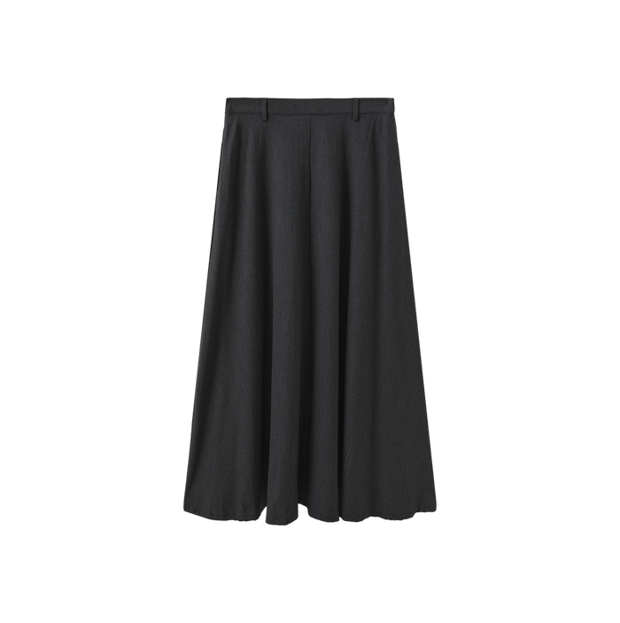 Full Flowy Wool Skirt