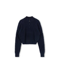 Funnel Neck Crop Sweater - Junees