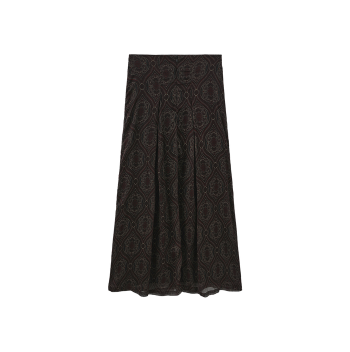 Gem Kick Pleat Skirt