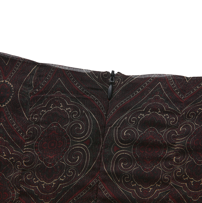 Gem Kick Pleat Skirt