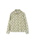 Geometric Print Blouse - Junees