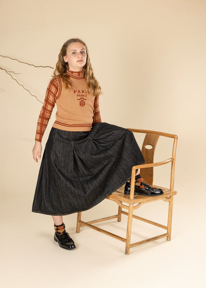 Gonce Printed Turtleneck