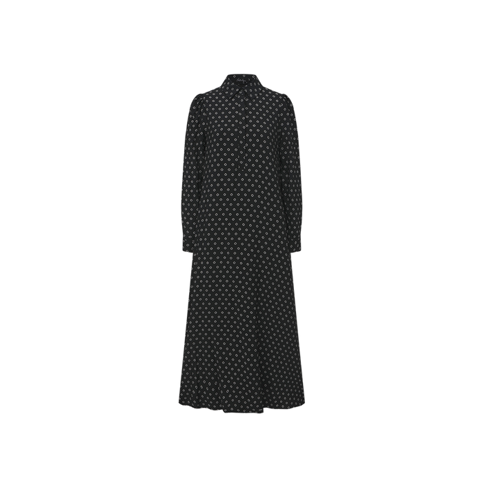 Half Buttons Design Dress