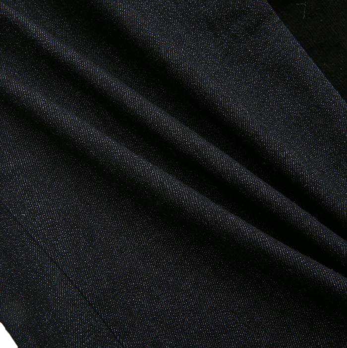 Half Corduroy Shirt Dress