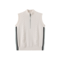 Half-Zip Cable Knit Vest