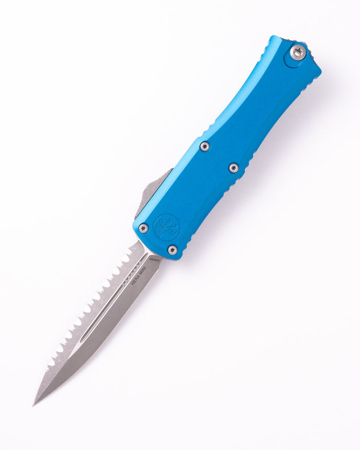 Hera® II Mini D/E Apocalyptic® Full Serrated Blue (1702M-12APBL)