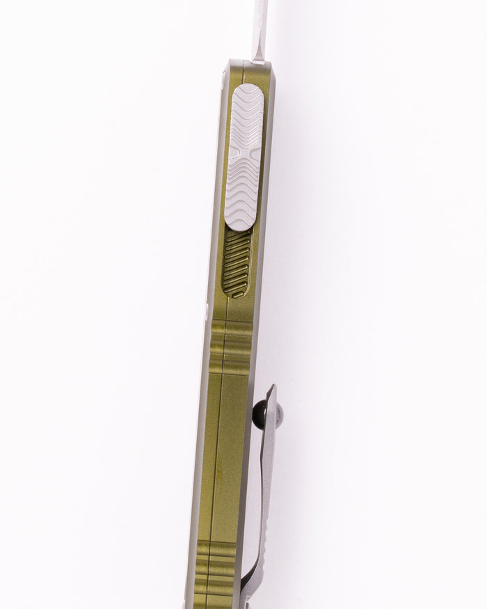 Hera® II Mini D/E Stonewash Full Serrate OD Green (1702M-12OD)