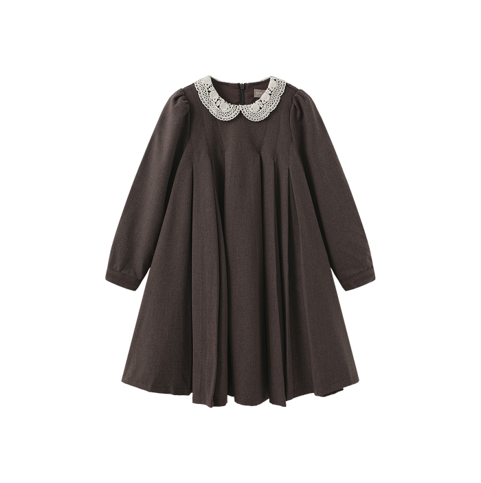 Hilton Wool Pleat Dress