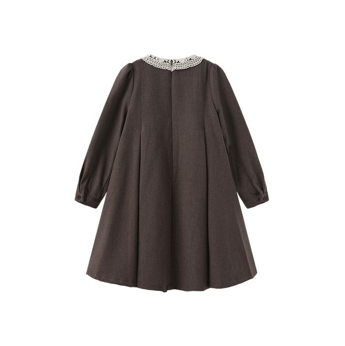 Hilton Wool Pleat Dress