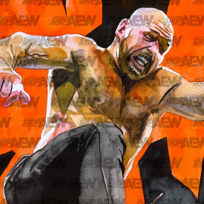 Jon Moxley - Autographed Limited Edition 11" x 14" Rob Schamberger Art Print