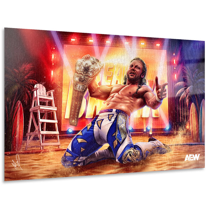 Kenny Omega - LIMITED Elite Moments 12x18 High Gloss Metal Art Print (Only 100 Made)