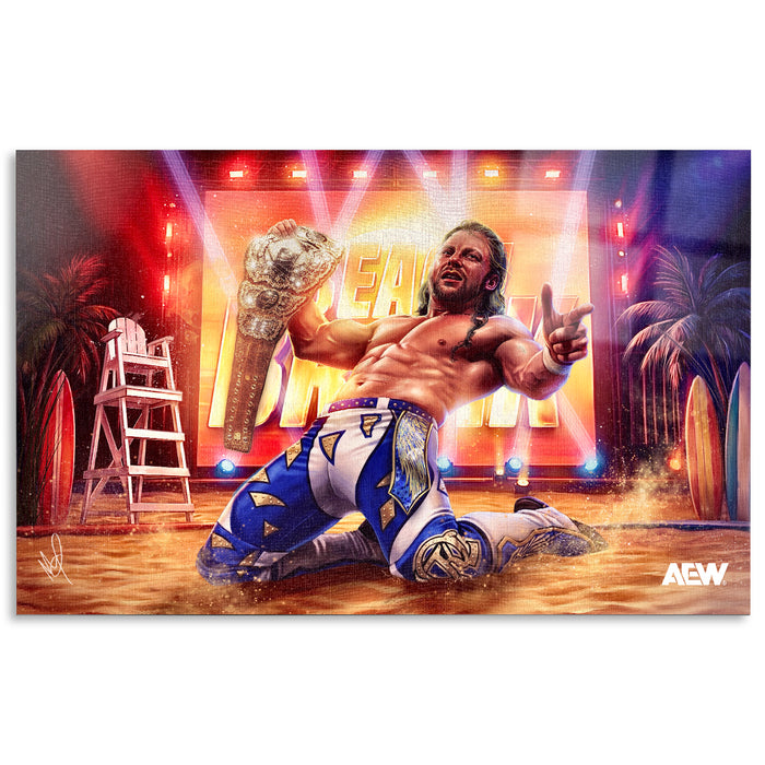 Kenny Omega - LIMITED Elite Moments 12x18 High Gloss Metal Art Print (Only 100 Made)
